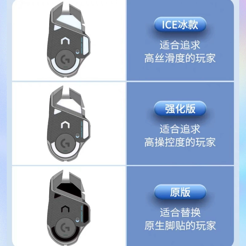 Logitech, compatible mouse, leg stickers, doormat teflon-coated, G502, G502