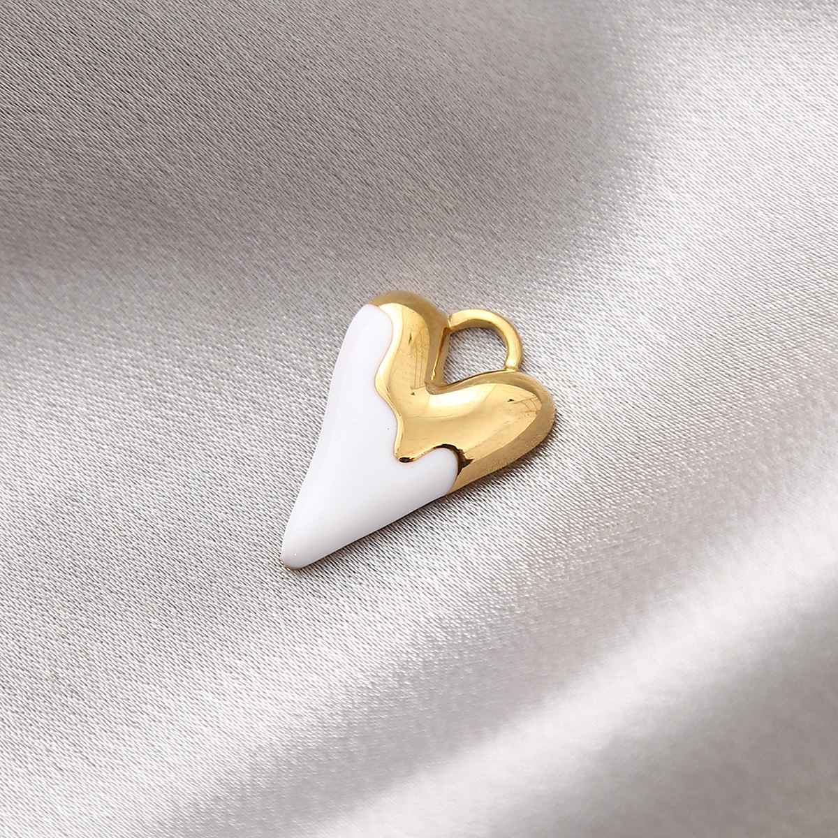 1 Pieza 17x25mm Acero Inoxidable 304 Forma De Corazón Colgante Accesorios De Joyería display picture 6