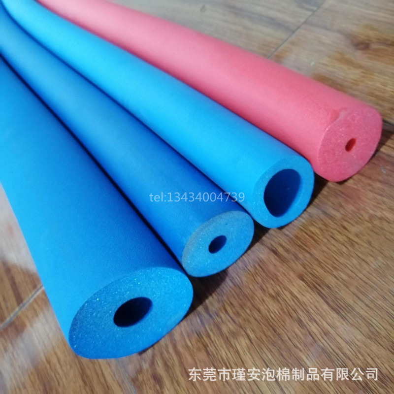 厂家直销光面橡塑软包海绵管 NBR防滑手把套登山棒橡塑把套批发