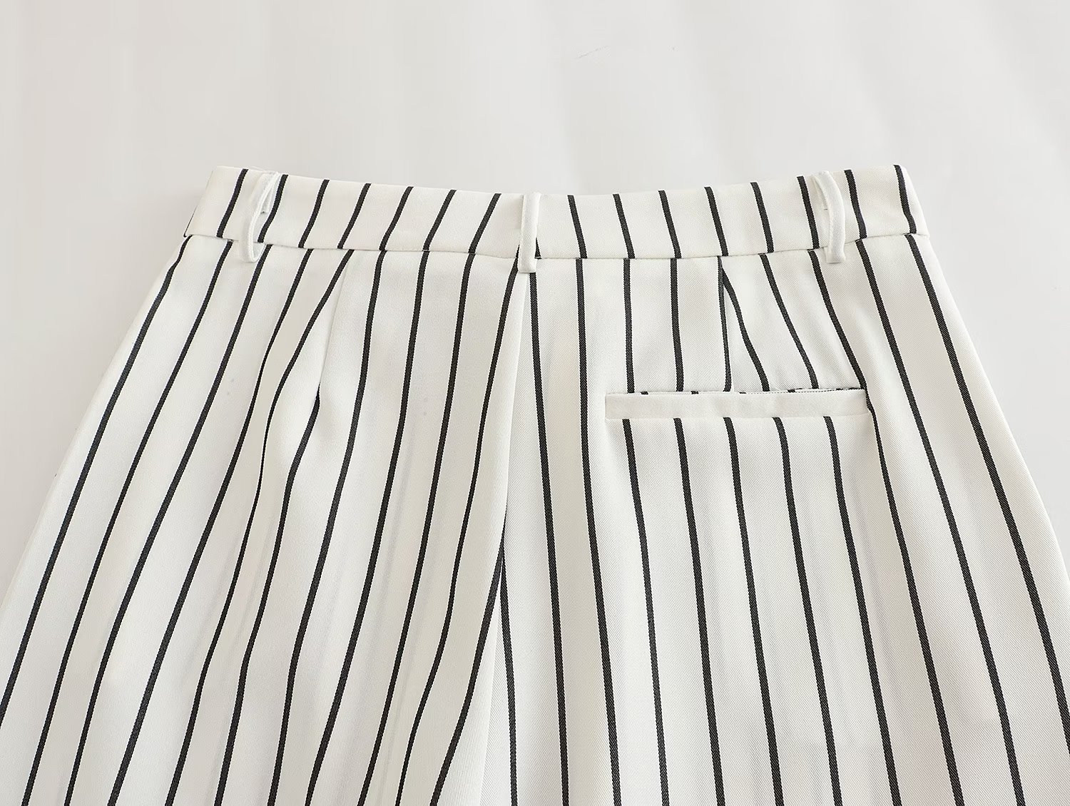 GraceChic, set di pantaloni larghi a gamba larga con tasche doppiopetto a righe da donna, primavera europea e americana_voghion.com