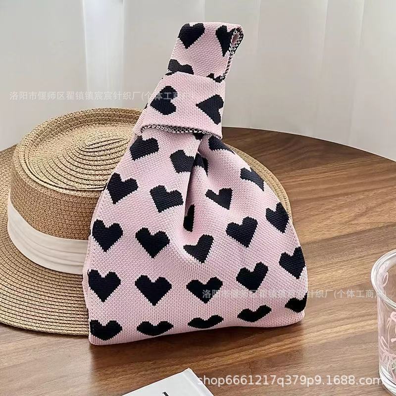 韓国インニットバッグガールズベストバッグニットハンドバッグニットバッグハンドバッグニットバッグクロスボディ|undefined