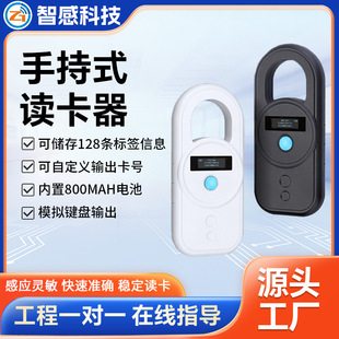 Rfid Handheld Bluetooth Animal Card Reader Nfc Pet Scanner Identity Recognition Glass Tube Tag Reading Machine