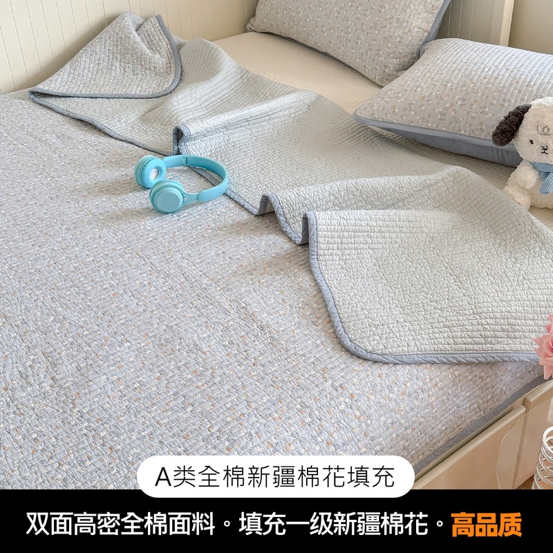 クラスA両面純綿ベッドカバー、内外新疆綿ベビー用、新綿畳ベッドシーツ、オールシーズン万能|undefined