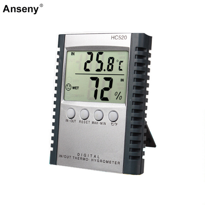 HC520家用室内室外电子温湿度计 工业温度计湿度表 环境温湿度表