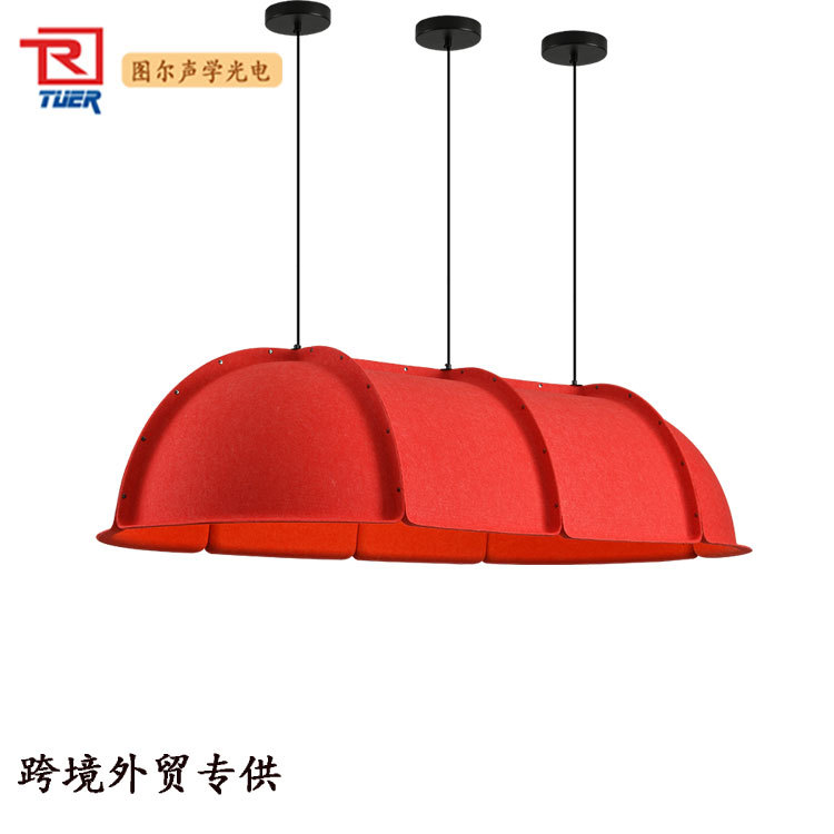Hotel Engineering Acoustic Felt Modern Simple Creative Soundproof Barrel Dining Room Lamp Nordic Simple Office Hat Lamp