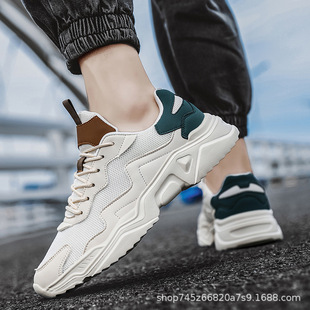 Men's and Women's Couple Sports Dad Shoes 2025 New Mid-Heel Lightweight Dance Aerobics Running Shoes Trendy Travel Shoes