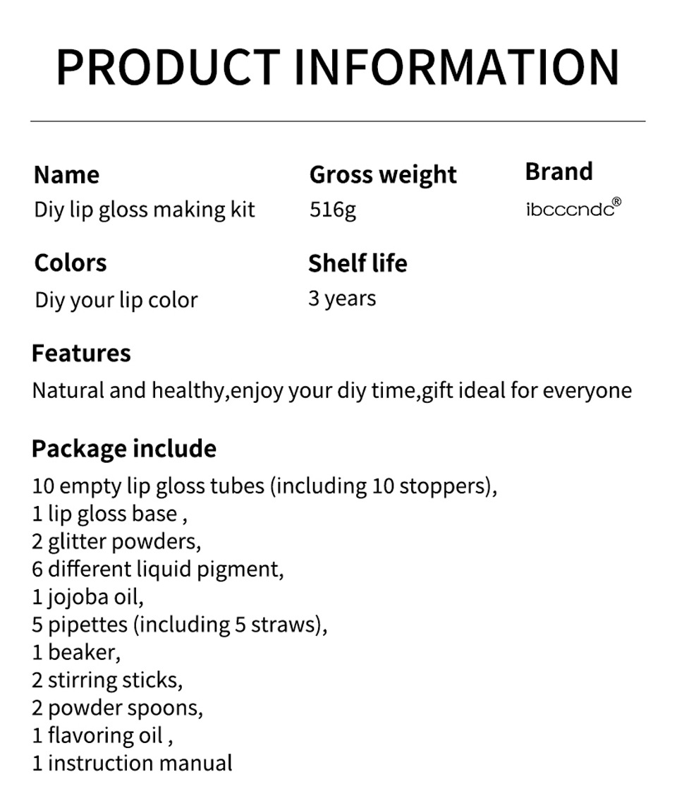 carina IbcccndcDIY Transparent and Moisturizing Lipstick Set_voghion.com