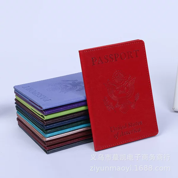In Stock with Free Shipping, Us Passport Cover, Multifunctional Passport Holder, Passport Card Holder, Integrated Storage Leather Case, Passport