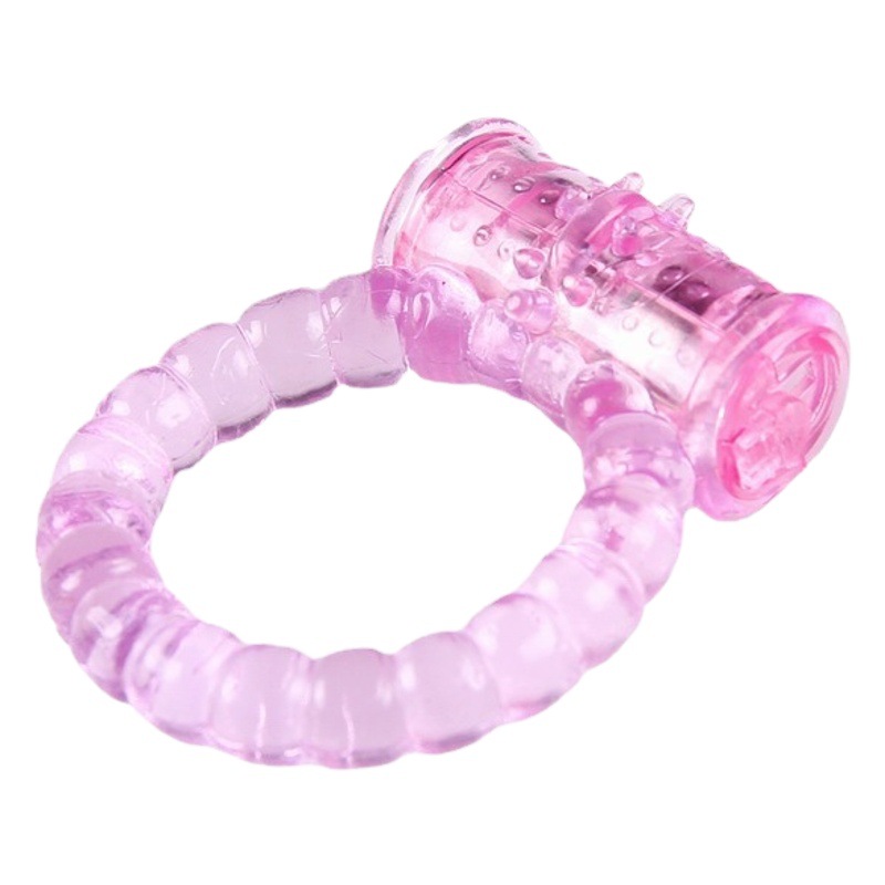 Anillo vibrador para hombres, estimulación de doble punto que retiene la eyaculación, productos para adultos, juguetes sexuales, modelo de comercio exterior