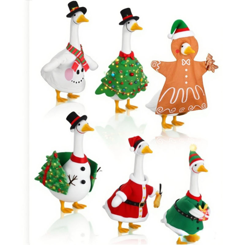 6 ピース/セットクリスマスポーチガチョウ衣装中庭ガチョウ服アイ屋外芝生テラス中庭アートガーデンコスチューム|undefined