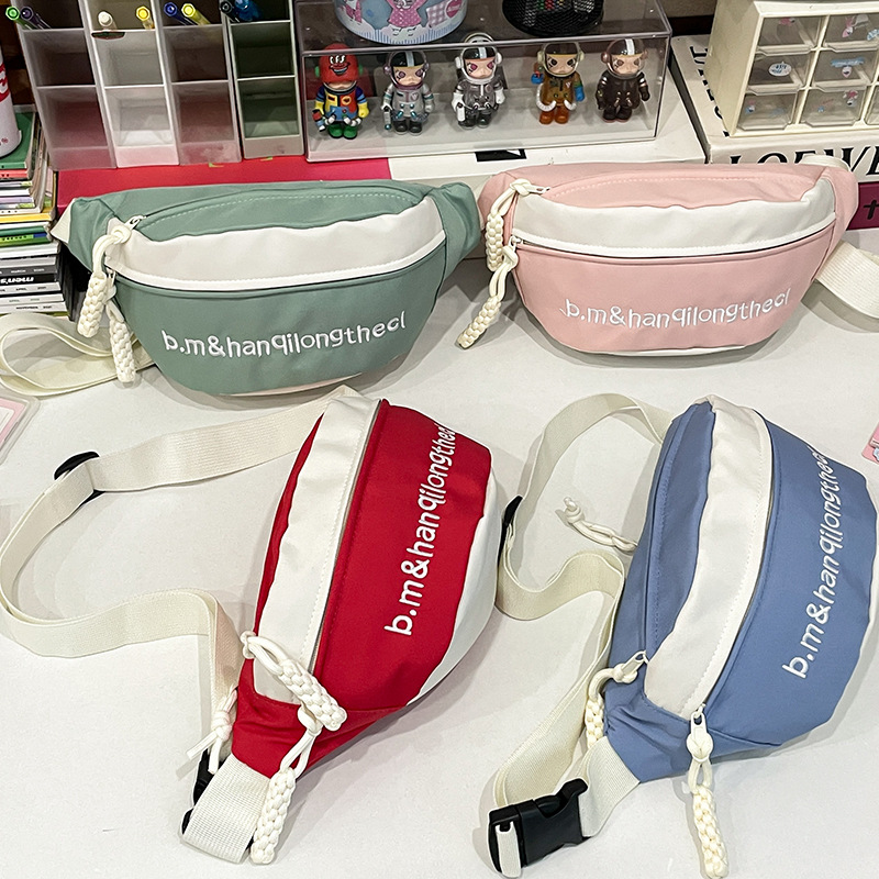 Bolso de pecho de mensajero de moda Mochila de ciclismo en bicicleta de motocicleta Bolso pequeño con letras Bolso bandolera deportivo para correr para hombres y mujeres