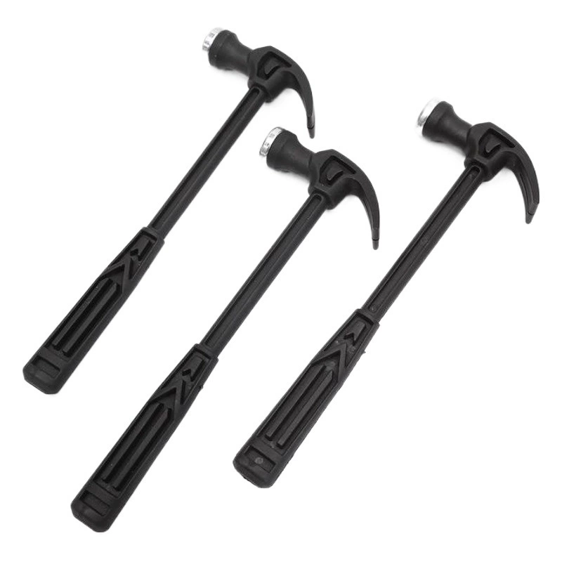 Бытовой мини-молоток многофункциональный молоток для пластиковых волокон ручка черный маленький Молоток Аппаратные гаджеты оптом