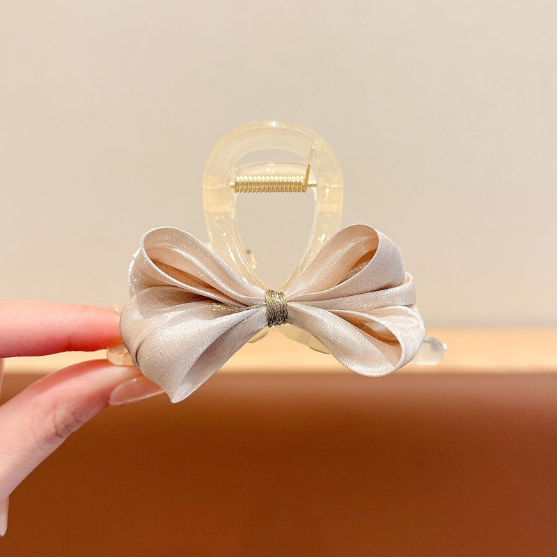 Jelatina coreana, clip de tiburón, clip de arco, clip de cabeza para niños, clip de cabello pequeño, clip de cabello de alto valor, tocado