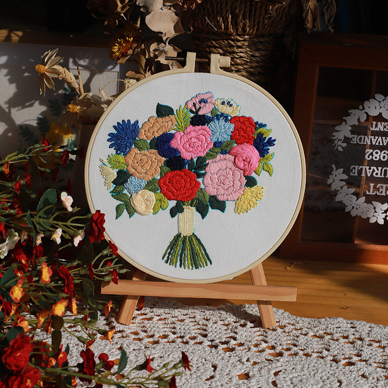 Suzi bordado original-Nuevo bordado DIY punto de cruz hecha a mano paquete de material de tela conjunto fabricante creativo en Stock Nuevo