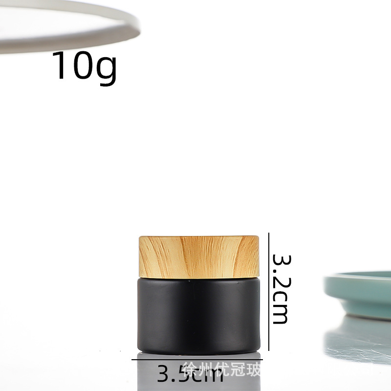 Frasco Pulverizador de Vidrio con Tapa Grano de Madera Reutilizable, Portátil para Cosméticos image 7