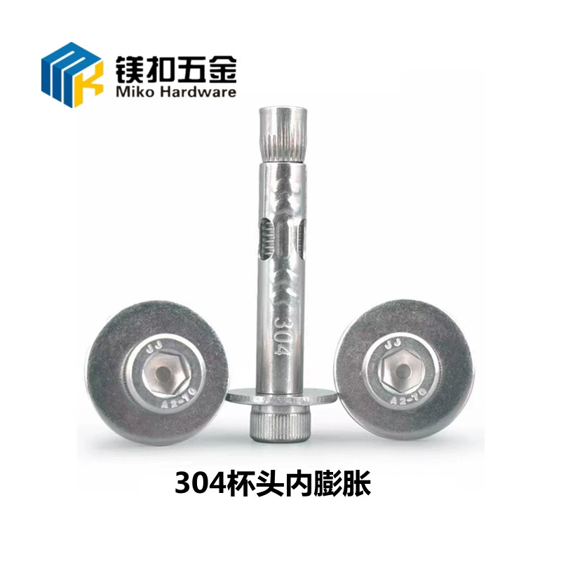 Набор саморезов с шестигранной головкой из нержавеющей стали 304, расширительная головка с плоской головкой.