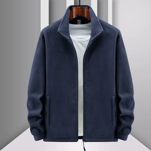 Fleece Sports Outdoor 2024 New Cardigan Sweatshirt Polar Fleece Jacket Men's Spring and Autumn Jacket Manufacturer Wholesale