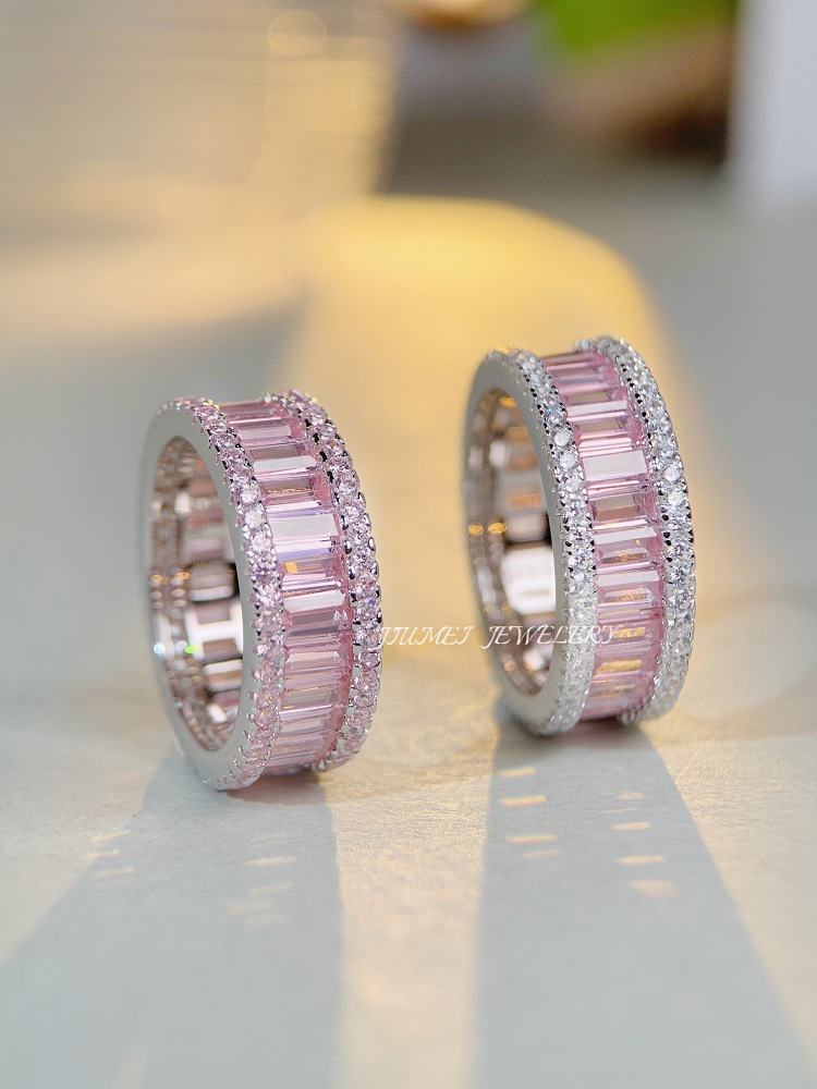 Fashion Geometric Sterling Silver Plating Zircon Rings 1 Piece