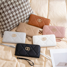 外贸批发小包包女bags菱格钱包2025新款女士小众休闲手拎包零钱包