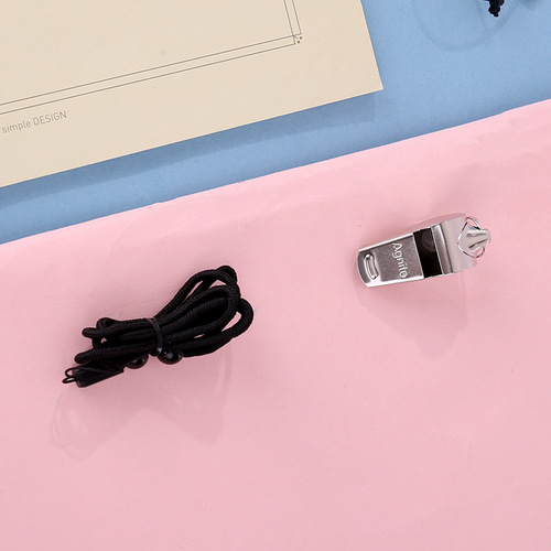 Deli Angelite F1306 metal whistle for sports class whistle referee coaches can use stainless steel whistle
