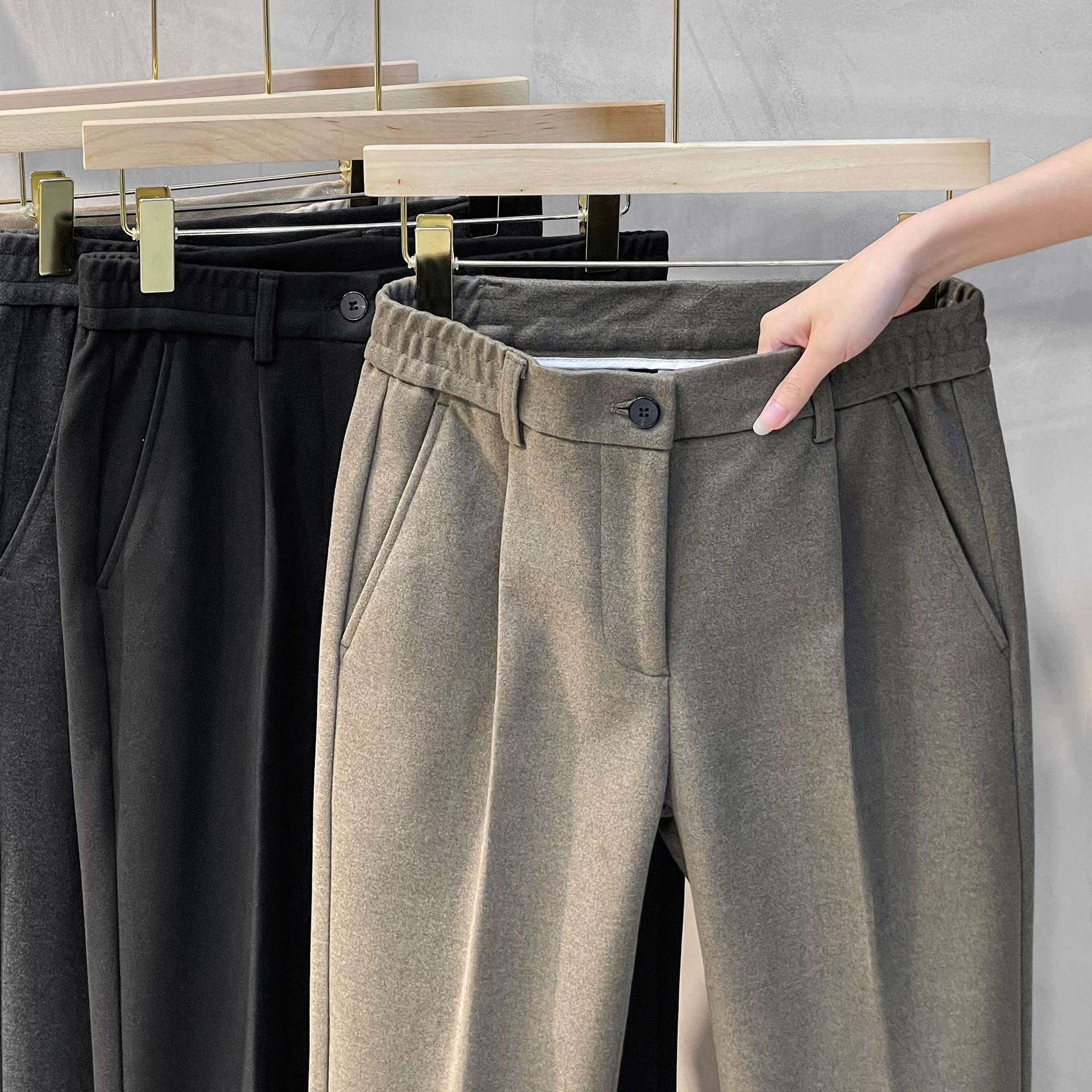 Woolen trousers