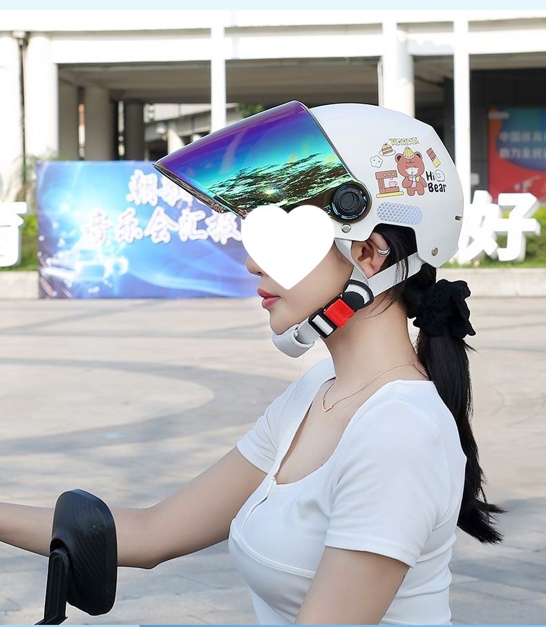 New National Standard 3C Certified Electric Motorcycle Helmet