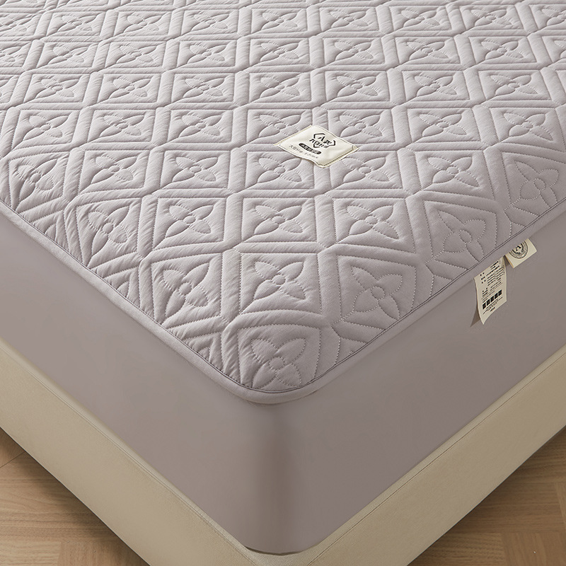 2025 nueva sábana acolchada antibacteriana de fibra de soja de algodón crudo de clase A para madres y bebés