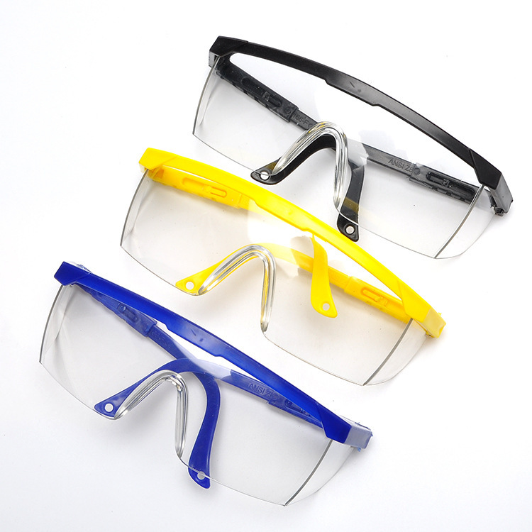 Protective Riding Goggles Shock-proof Splash-proof Transparent Windshield Sand-proof Windproof Dustproof Labor Protection Chemical Glasses Goggles