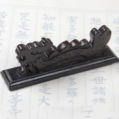 毛筆架擱掛復古龍形筆山筆托書法國畫木製筆架文房四寶用品批發