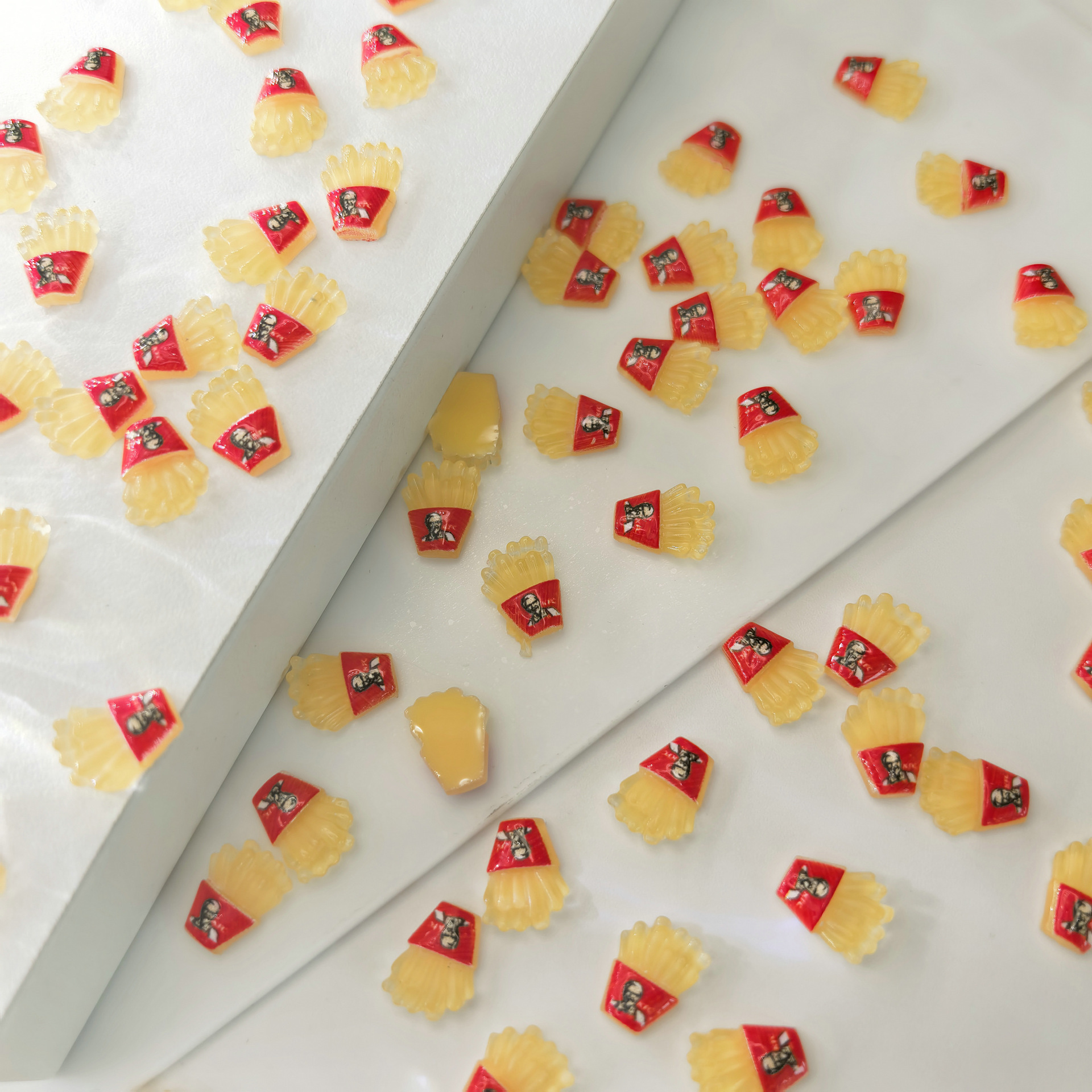 美甲饰品配件批发仿真树脂diy发夹搓指甲店进货混批0004.