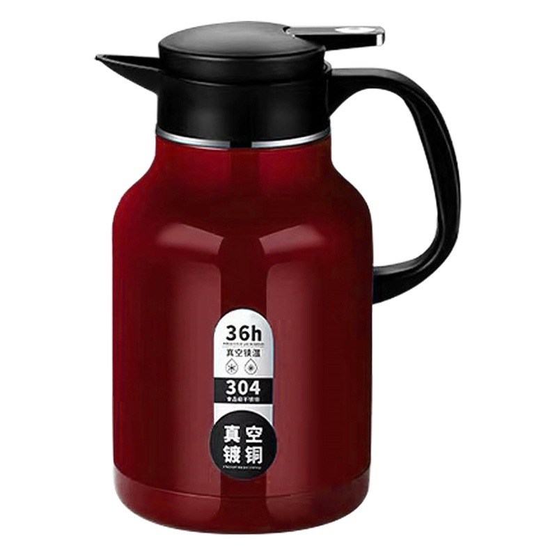 304 Stainless Steel Welcome Pot European-style Coffee Pot Double-layer Hot Water Bottle Tea Pot Vacuum Pot