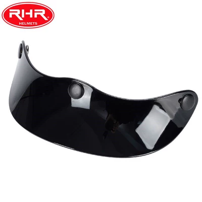 Japan BRAP style helmet brim three-button retro helmet brim modified high-brightness visor