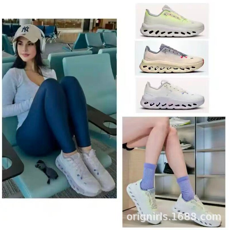 Cross-Border Pt Boxed High-End Cloudtilt Lightweight Non-Slip Breathable Shock-Absorbing Running Casual Sports Shoes for Men and Women