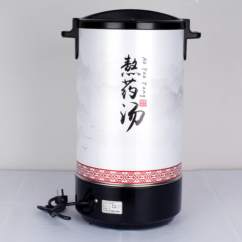 barril de aislamiento térmico eléctrico de acero inoxidable, barril de hierba de sopa de tratamiento de la cabeza comercial, barril de hervir agua, barril de aislamiento térmico automático, salón de belleza, olla de hierba de medicina tradicional china