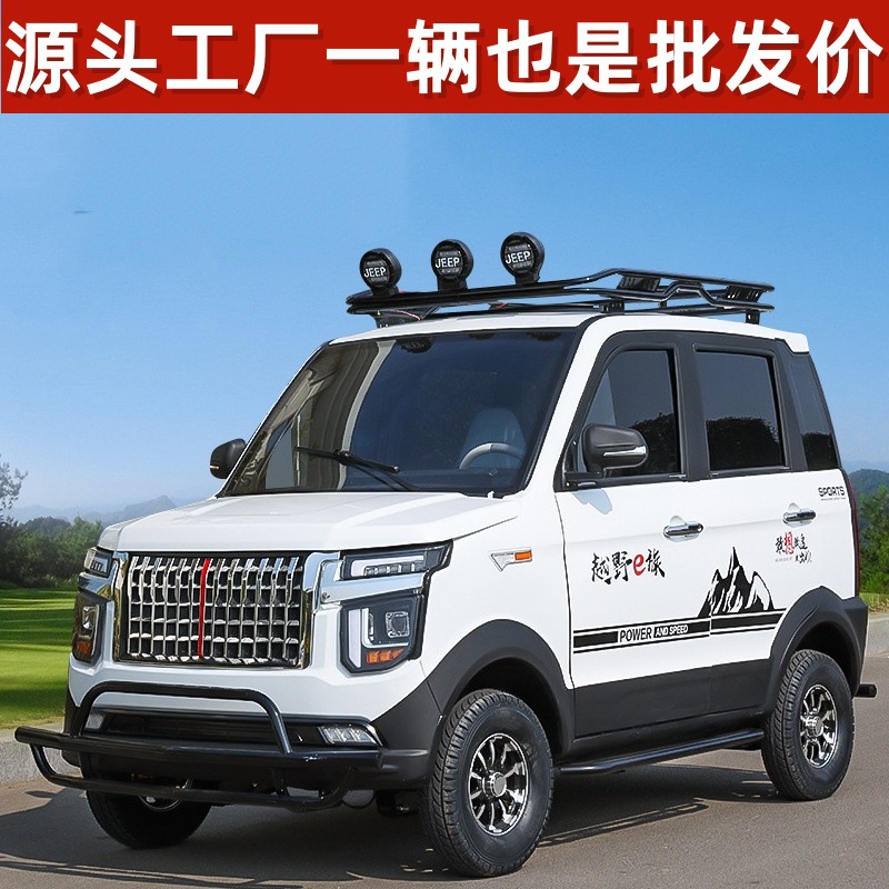 新款四轮电动车家用新能源男士小型代步油电空调2025四轮电锂瓶车