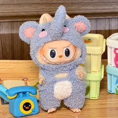 衣類のみ適用可能既製品labubu17cmベビー服ラブブビニールフェイスドールアクセサリー人形服