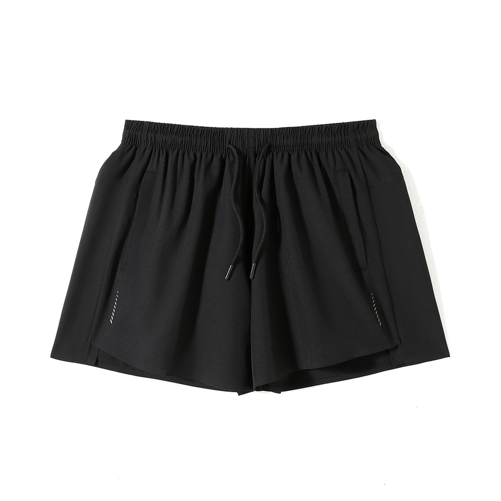 Pantalones cortos de secado rápido, pantalones de entrenamiento de malla transpirables para hombres, entrenamiento de maratón, pantalones deportivos