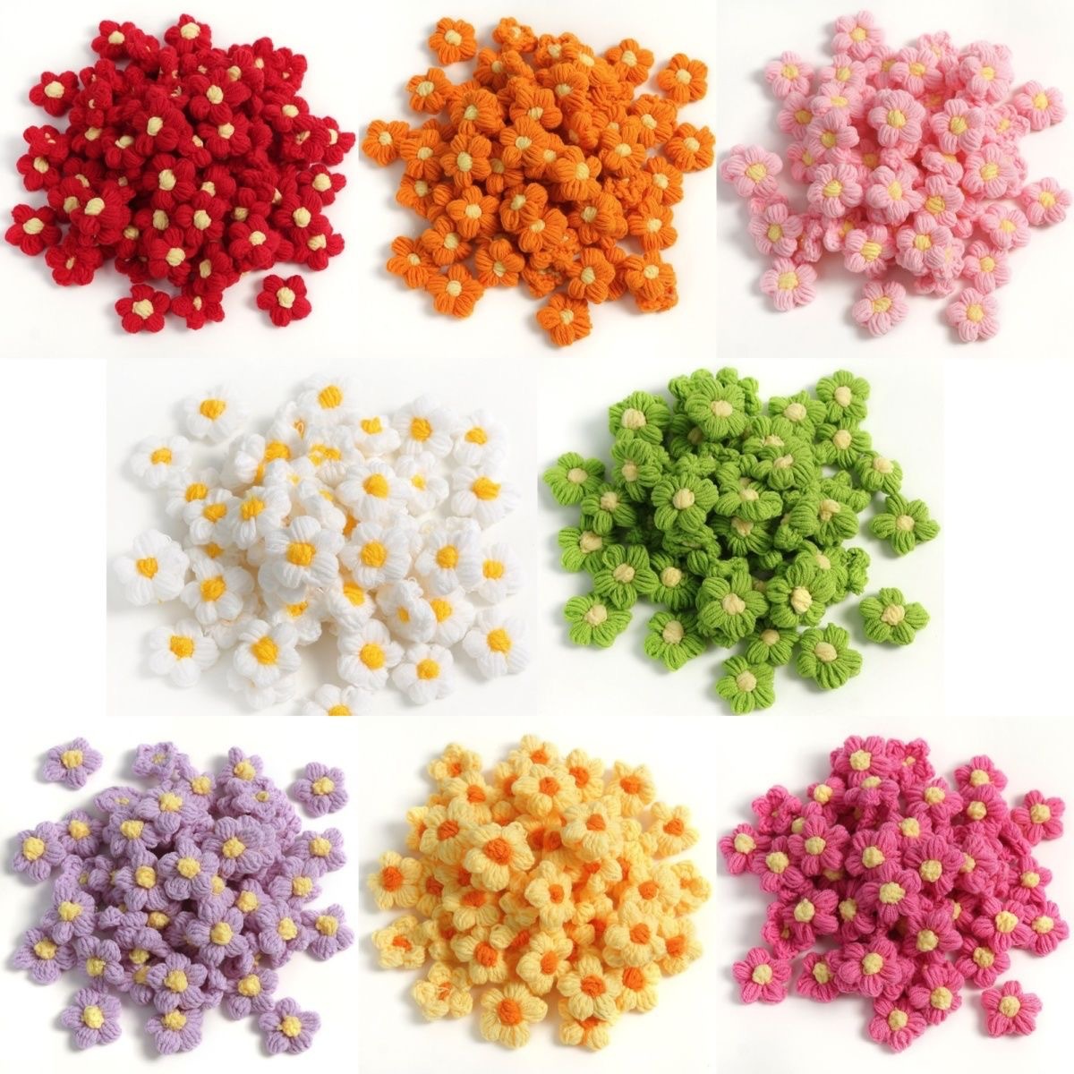 Flores de ganchillo DIY