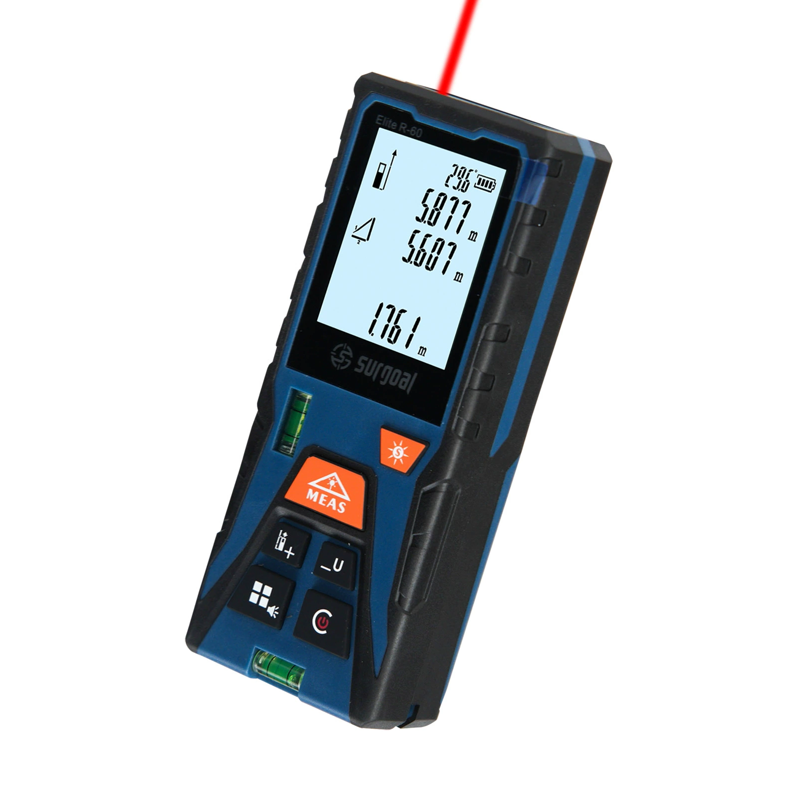 Инфракрасный лазерный дальномер ARTBULL для измерения помещений, электронная рулетка 50 м с улучшенными кнопками