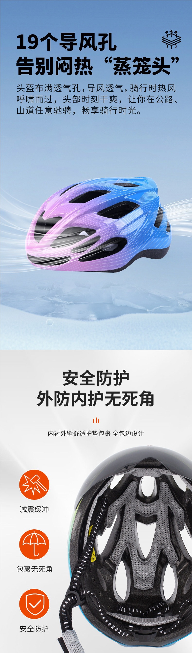 RXL-Children's Bicycle Helmet Riding Gear for Boys and Girls Mountain Bike Youth Safety Half Helmet