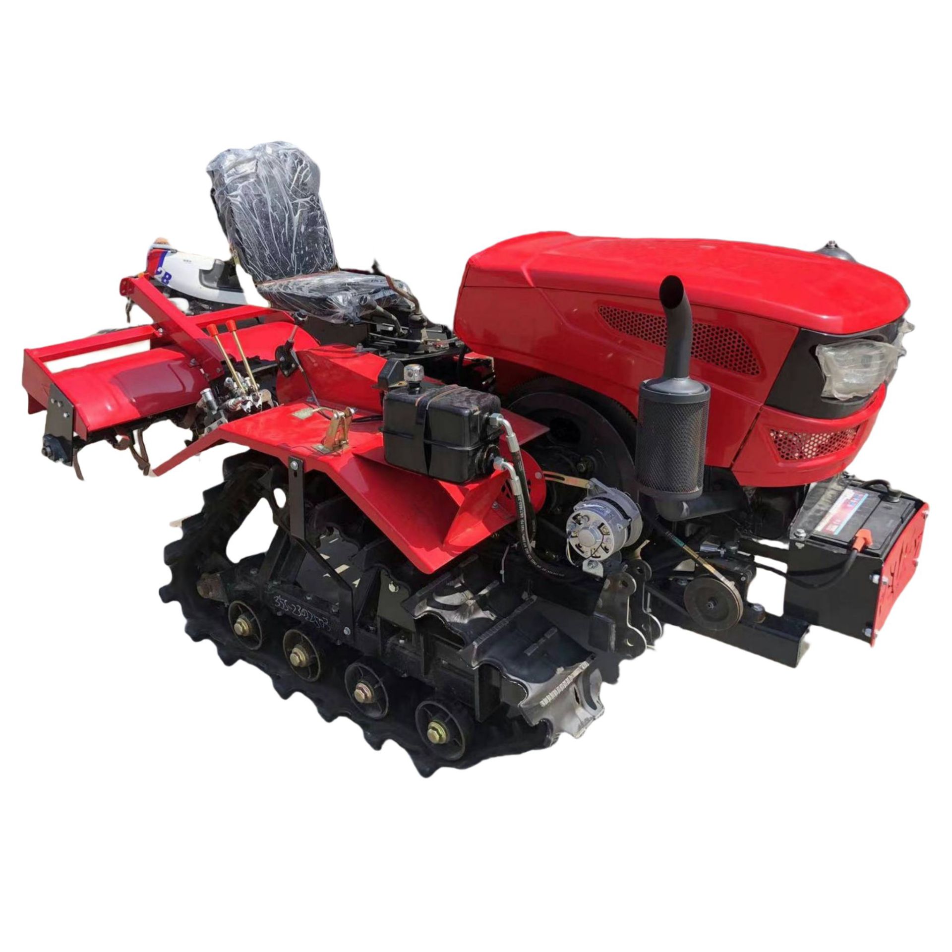 Tractor de orugas multifuncional de agua y sequía para tierra de cultivo de montaña huerto tractor de fertilización