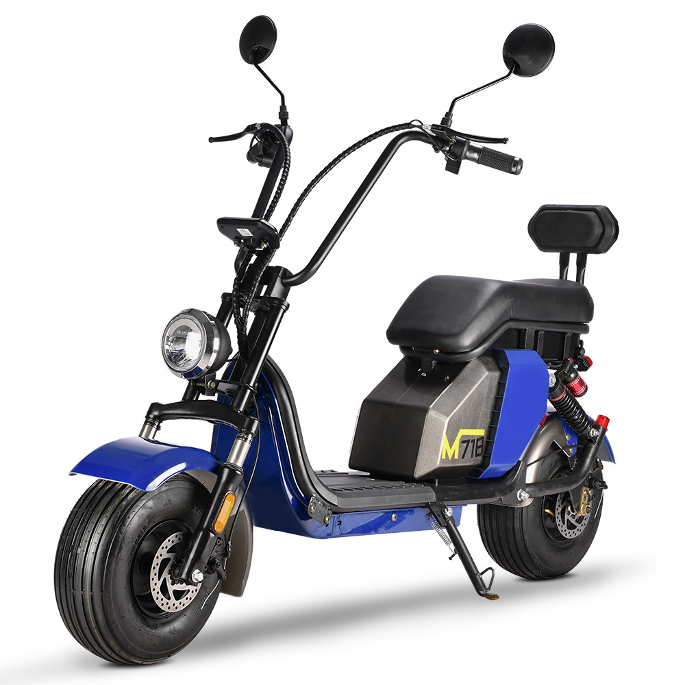 Motocicleta Eléctrica Harley, Scooter de Dos Ruedas, Vehículo Eléctrico con Batería de Litio para Adultos, Bicicleta Eléctrica, Scooter de Movilidad con Batería de Litio