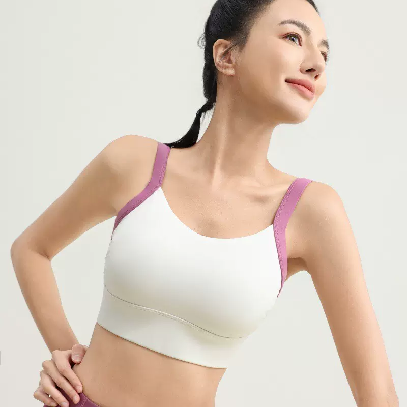 跨境爆款V型美背大码运动内衣速干健身背心瑜伽运动文胸bar外穿女