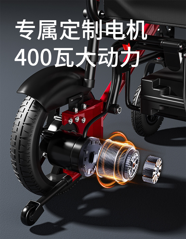 Yingkang Electric Wheelchair Is Fully Automatic, Intelligent, Lightweight, Foldable, Multifunctional, Small, Four-Wheeled, Portable Mobility Scooter