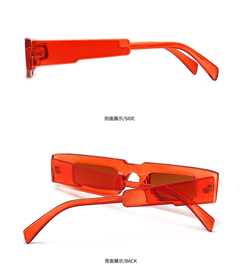 المد نموذج النظارات الشمسية الضيقة الإناث display picture 4