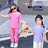 Summer clothing, children's cotton fashionable T-shirt, children's clothing, with short sleeve, Korean style, western style