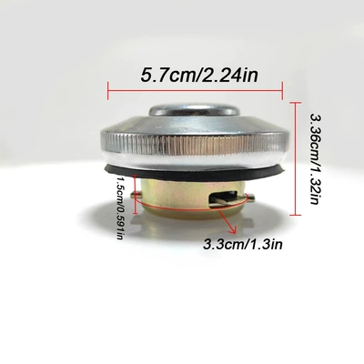 Universal Motorcycle and Tricycle Fuel Tank Cap Key Model and Standard Diesel Engine Fuel Tank Cap Leak-Proof Seal (Tank cap) - 36