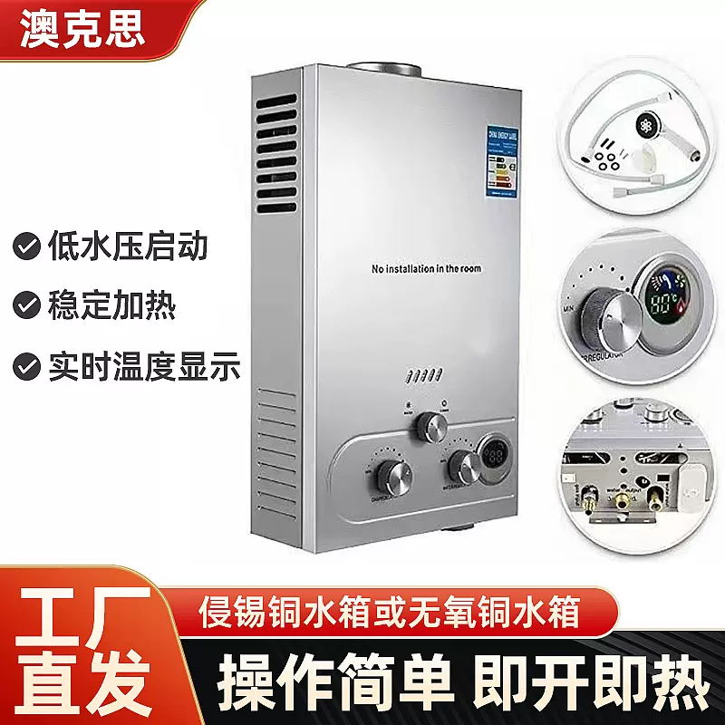 批发出口烟道式燃气热水器批发商用家用天然气热水器燃气热水器