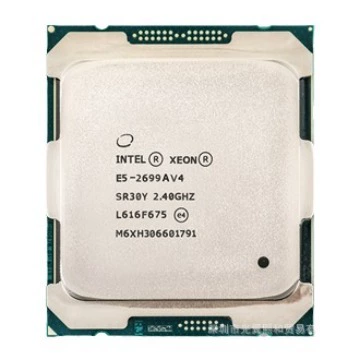 E5-2699av4 2699rv4 Twenty-two core 44-threaded frequency 2.4GHz Xeon server