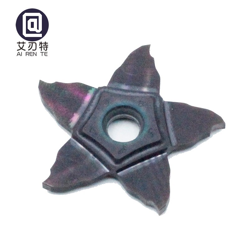 高品质耐用硬质合金刀片五角星设计用于开槽和切割PENTA17 24 34